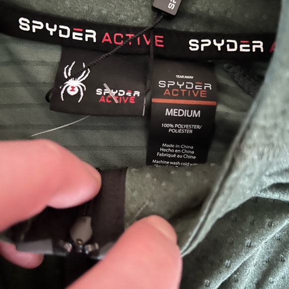 NEW Spyder 1/4 Zip Swester - Picture 5 of 5